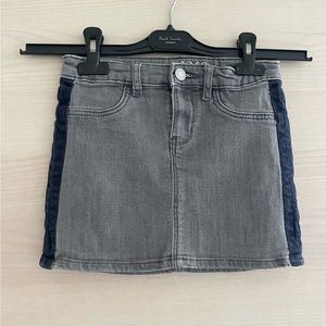 Kid girl’s straight black jean mini skirt. Very cute. Jean quality is good.